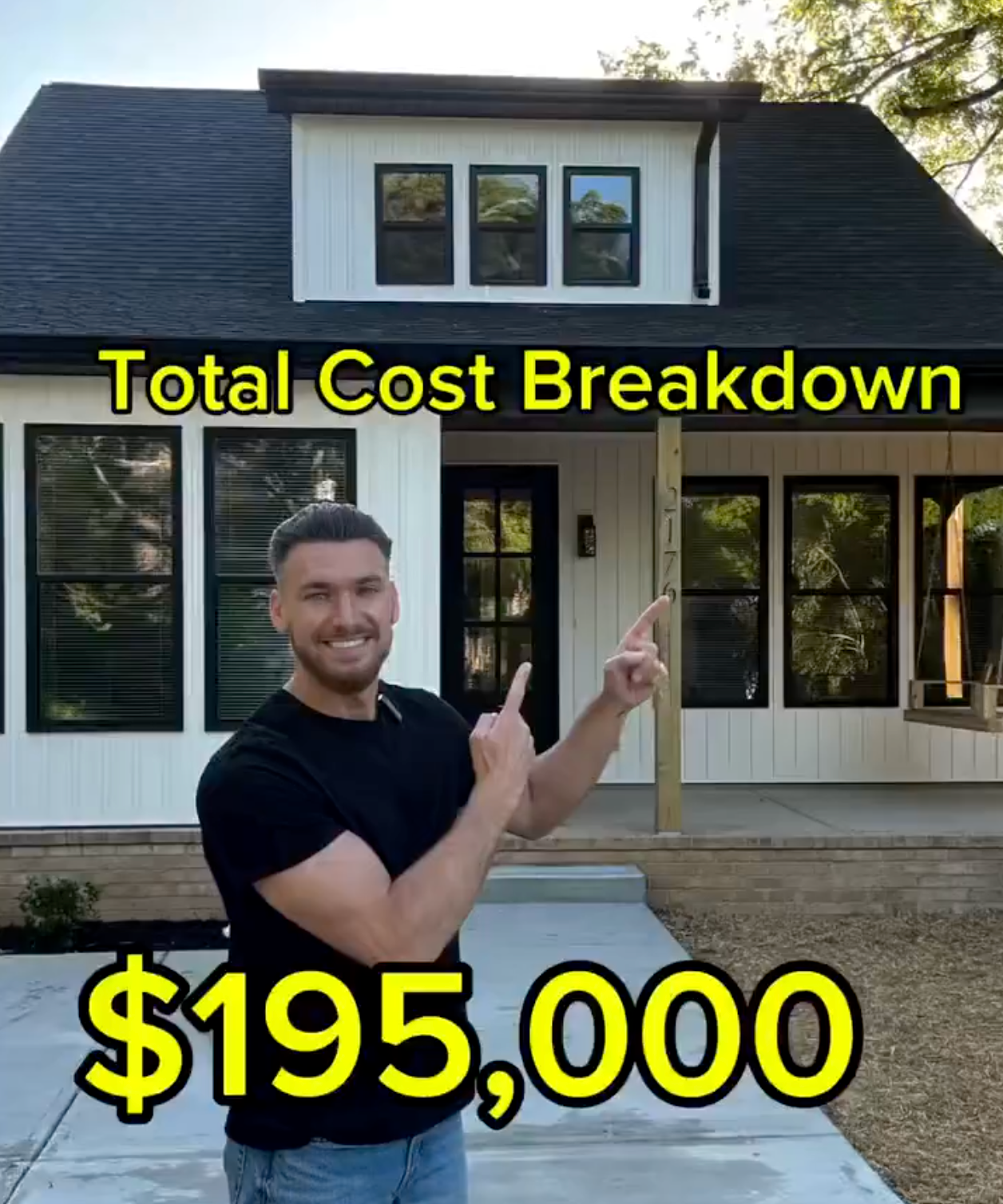 $195,000 home construction cost breakdown