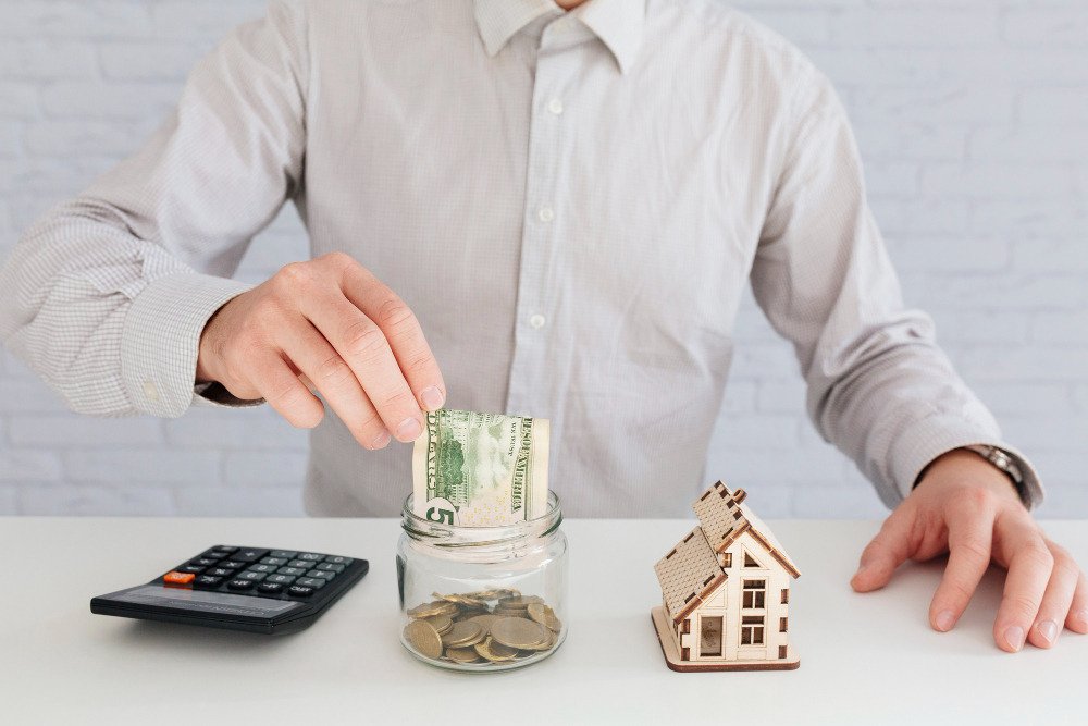 Real estate investor reviewing loan terms for a fix and flip project